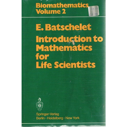 Biomathematics. Volume 2