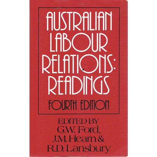 Australian Labour Relations. Readings