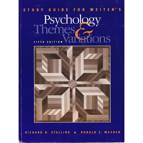 Psychology Themes And Variation. Study Guide