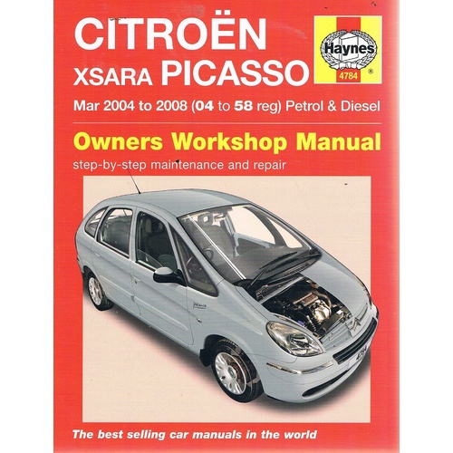 Citroen Xsara Picasso. Mar 2004 To 2008 (04 To 58 Reg) Petrol And Diesel