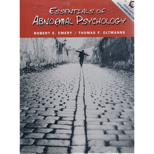 Essentials Of Abnormal Psychology