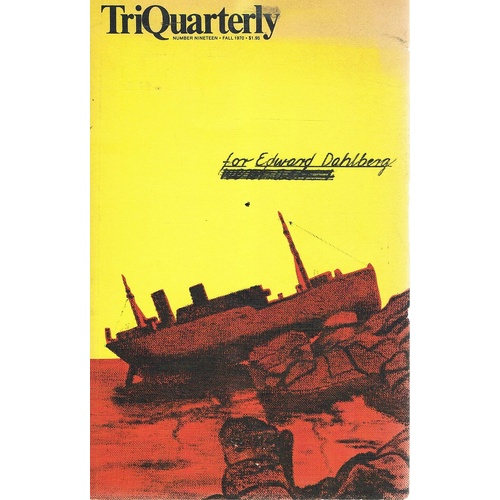 TriQuarterly. For Edward Dahlberg