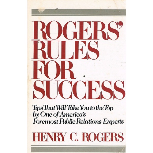 Rogers Rules For Success.