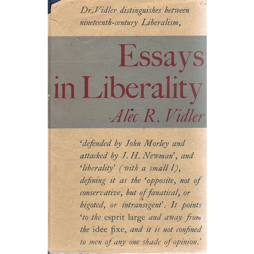 Essays In Liberality
