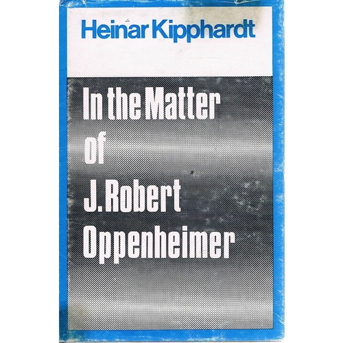 In The Matter Of J. Robert Oppenheimer.