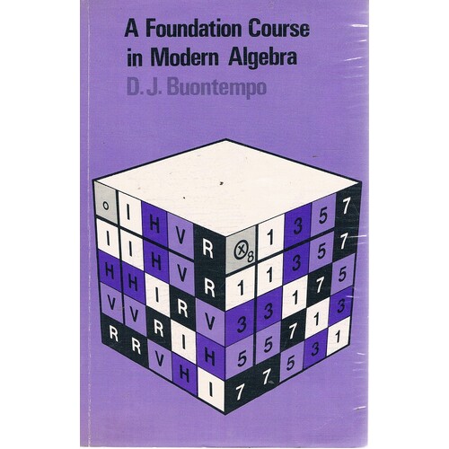 A Foundation Course In Modern Algebra