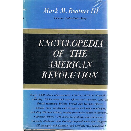 Encyclopedia Of The American Revolution