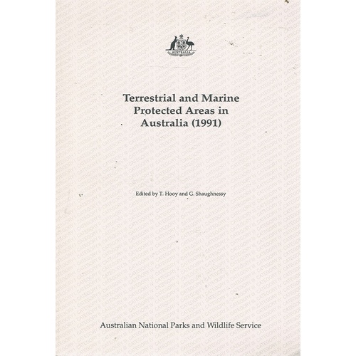 Terrestrial And Marine Protected Areas In Australia (1991)