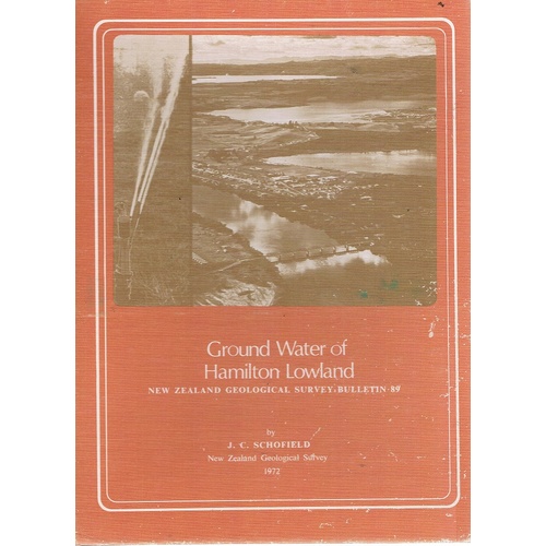 Ground Water Of Hamilton Lowland. (Bulletin 89)