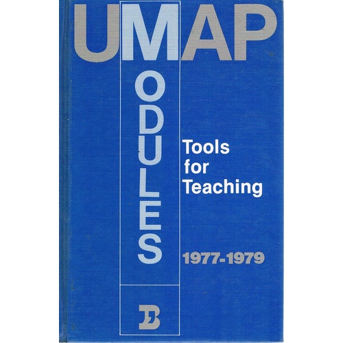 UMAP Modules 1977-1979. Tools For Teaching