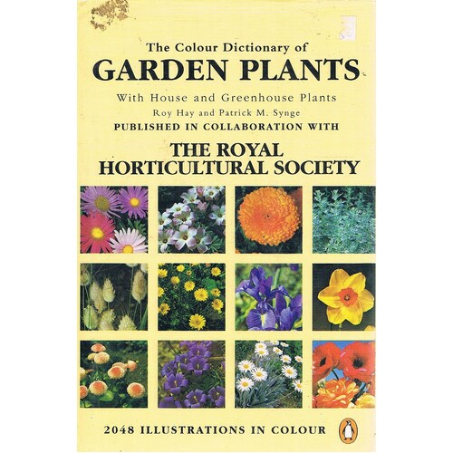 The Colour Dictionary Of Garden Plants
