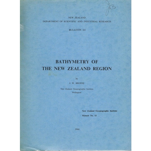 Bathymetry Of The New Zealand Region