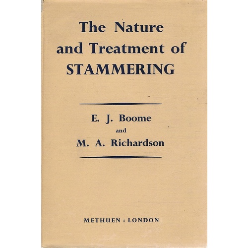The Nature And Treatment Of Stammering