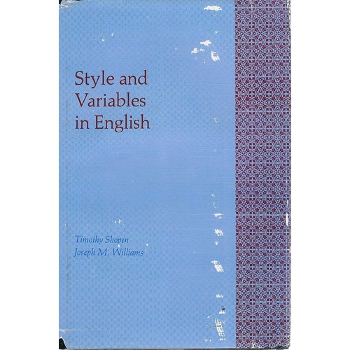 Style and Variables in English
