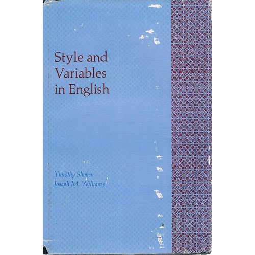 Style and Variables in English