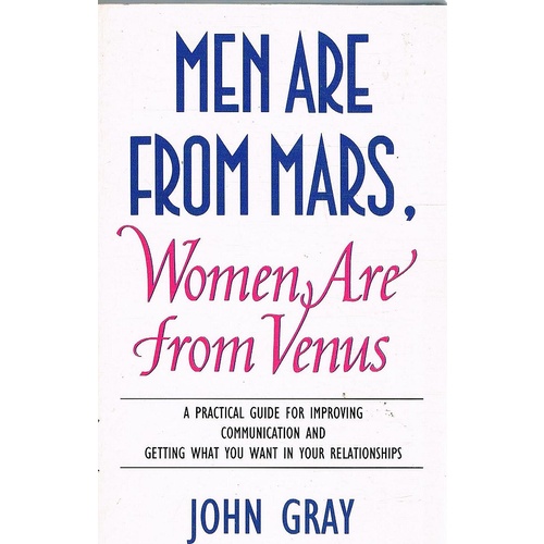 Men Are From Mars, Women Are From Venus