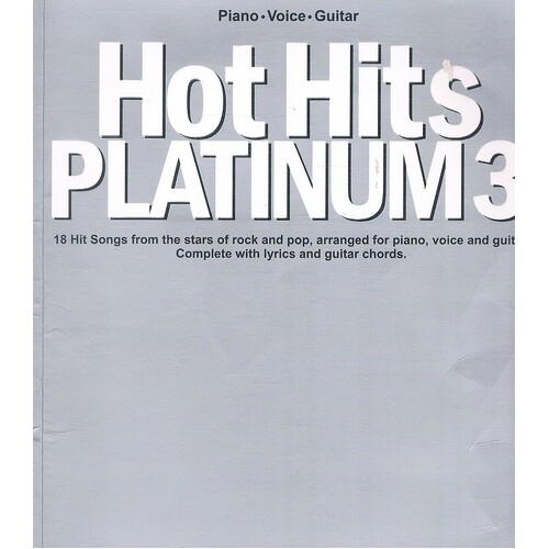 Hot Hits Platinum 3. Piano-Voice-Guitar
