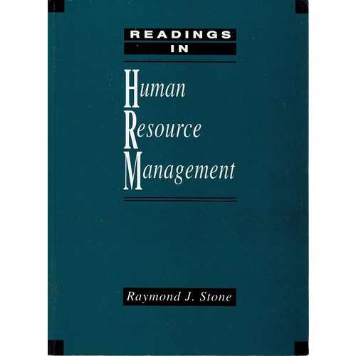 Readings In Human Resource Management