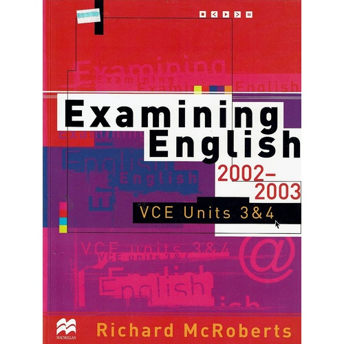 Examining English 2002-2003