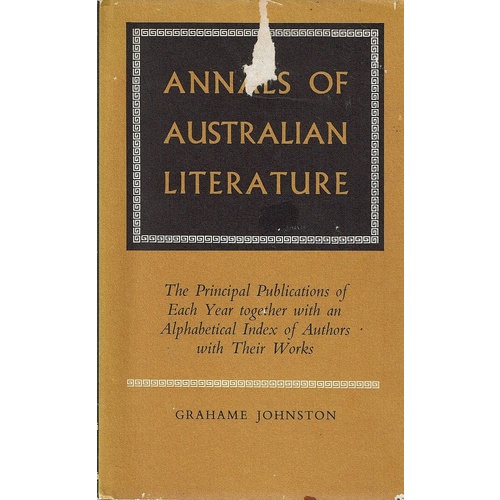 Annals Of Australian Literature