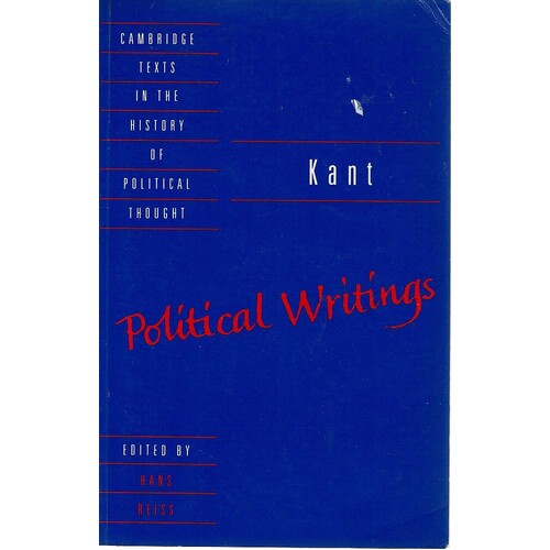 Kant. Political Writings