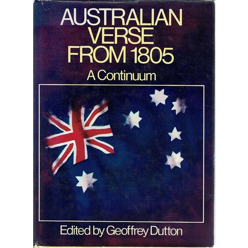 Australian Verse From 1805. A Continuum