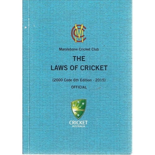 Laws of Cricket (2000 Code 6th Edition 2015) Marlowes Books