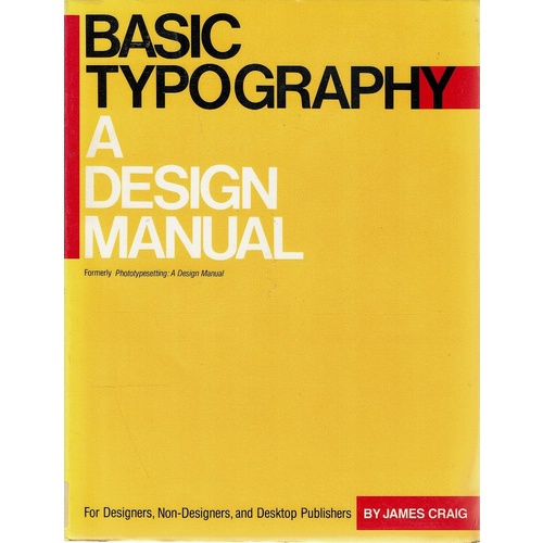 Basic Typography. A Design Manual
