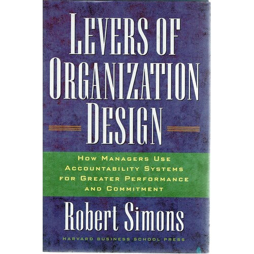 Levers Of Organization Design