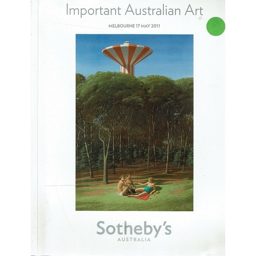 Important Australian Art. Melbourne 17 May 2011