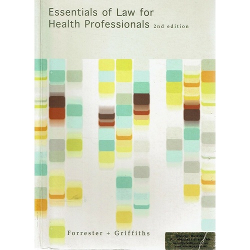 Essentials Of Law For Health Professionals