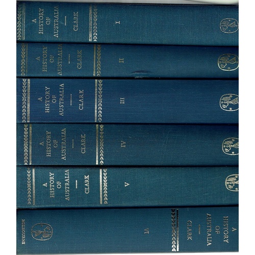 A History Of Australia. (6 Volume Set)