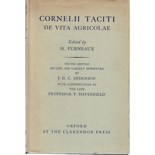 Cornelii Taciti De Vita Agricolae