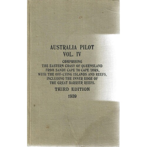 Australia Pilot. Vol. IV
