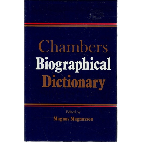 Chambers Biographical Dictionary