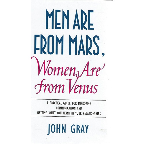 Men Are From Mars, Women Are From Venus