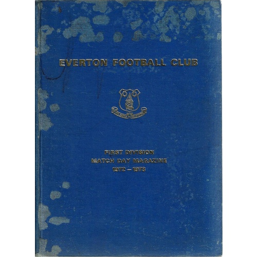 Everton Football Club. First Division Match Day Magsazine 1972-1973