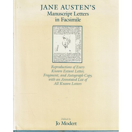 Jane Austen's Manuscript Letters In Facsimile