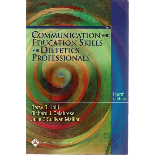 Communication & Education Skills For Dietetics Professionals