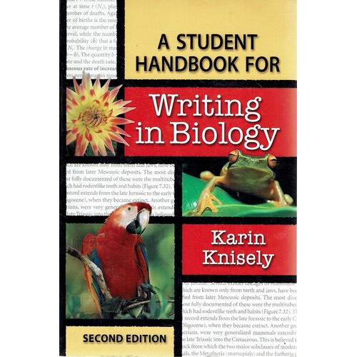 Student Handbook For Writing In Biology