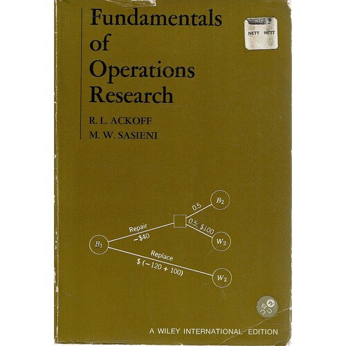 Fundamentals Of Operations Research