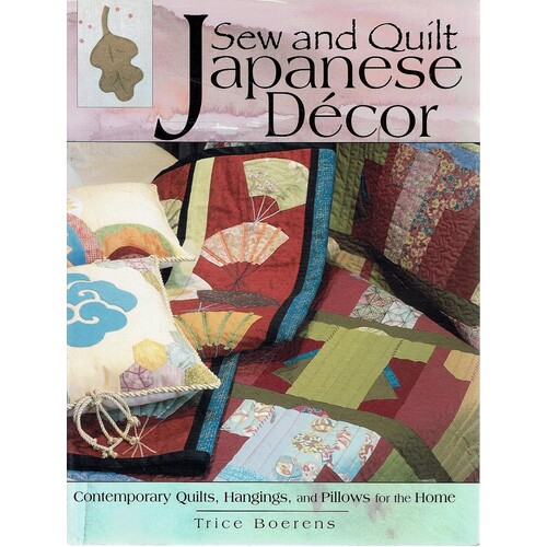 Sew And Quilt. Japanese Quilt Decor
