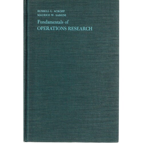 Fundamentals Of Operations Research