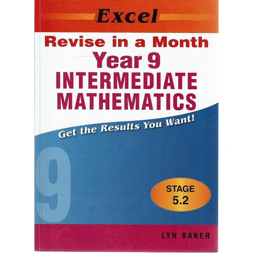 Excel Revise In A Month Year 9 Intermediate Maths