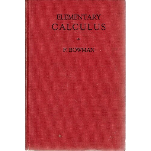 Elementary Calculus