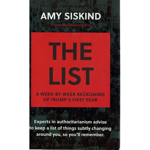 The List. A Week-by-Week Reckoning Of Trump's First Year