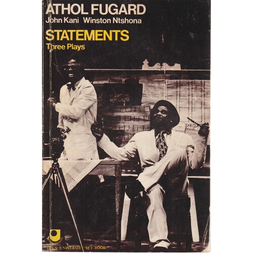 Statements. Three Plays