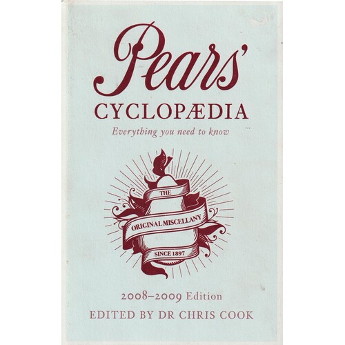 Pears Cyclopaedia 2008-2009