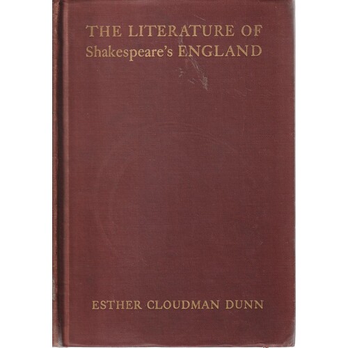 The Literature Of Shakespeare's England
