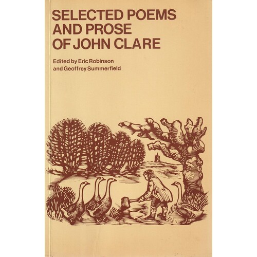Selected Poems And Prose Of John Clare